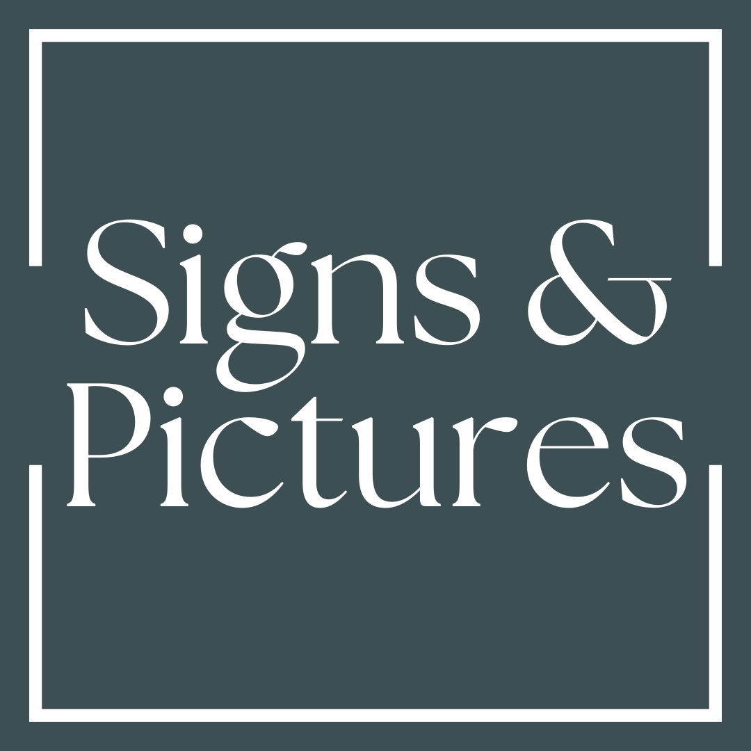 Signs and Pictures