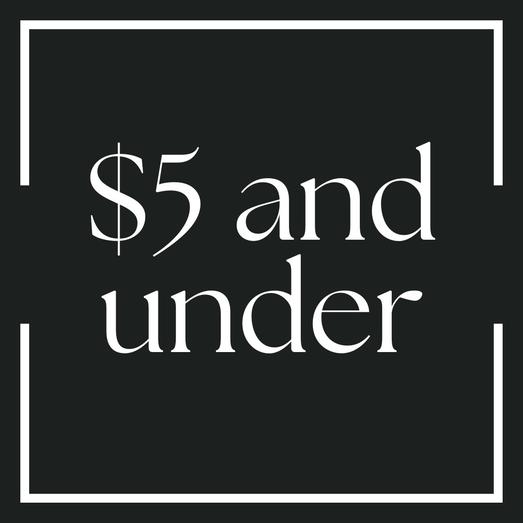 $5 and under