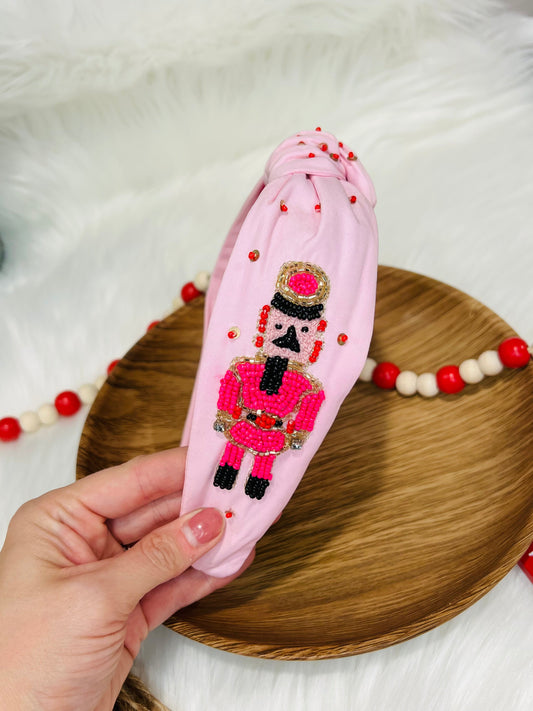 *RTS* Pink Nutcracker Beaded Headband