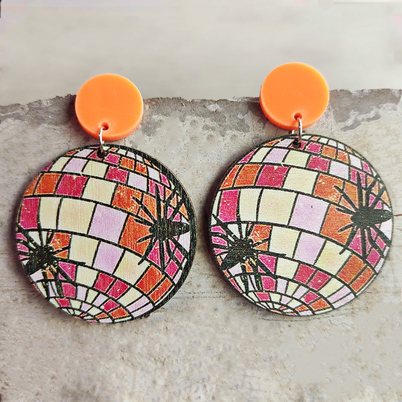 *RTS* Fall/ Halloween Wooden Earring