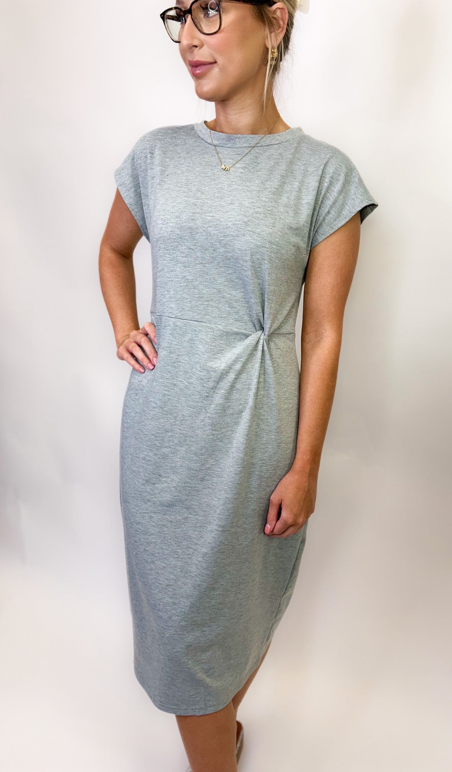 Leanna Dress in Grey