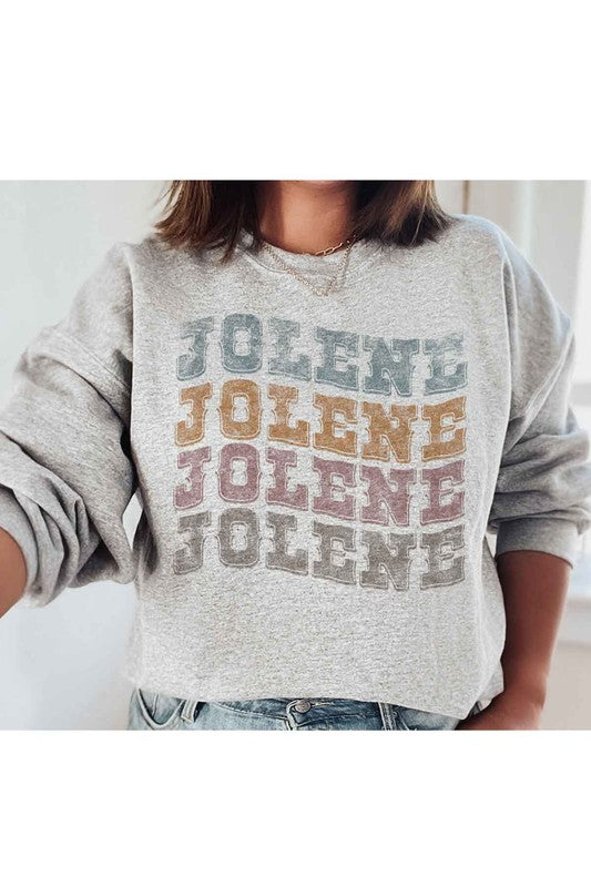 JOLENE WESTERN DOLLY SWEATSHIRT PLUS SIZE