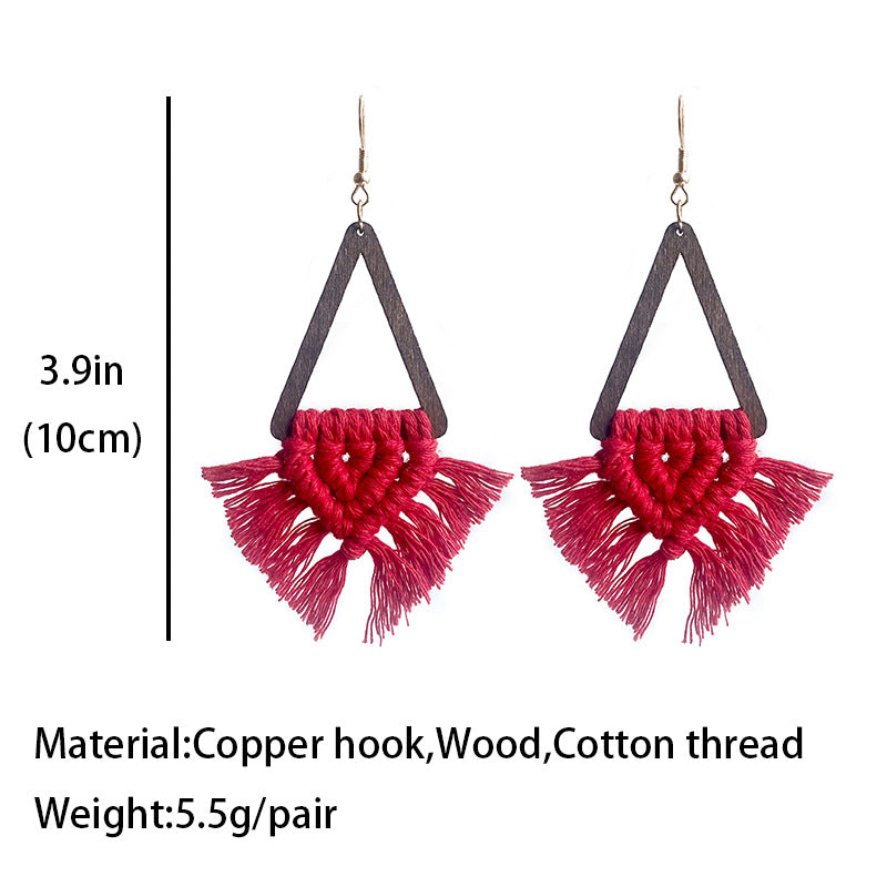 *RTS* Macrame Earrings (multiples Colors)