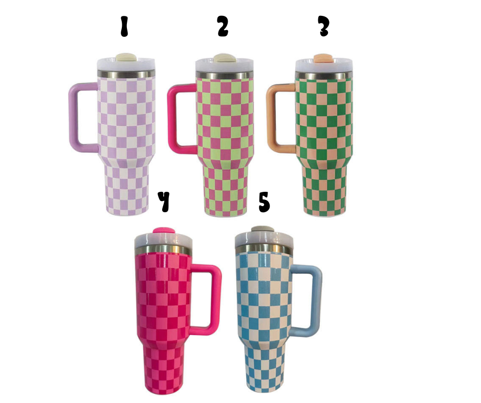 Checkered Tumblers