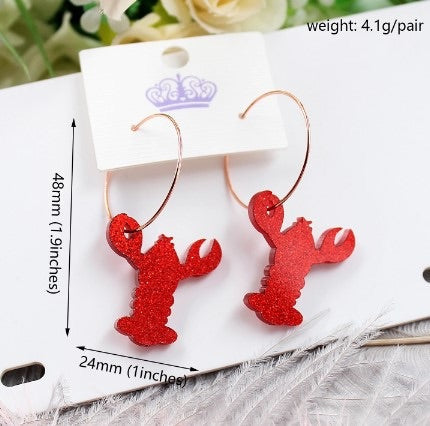 *RTS* Acrylic Crawfish AND Crab Hoops*