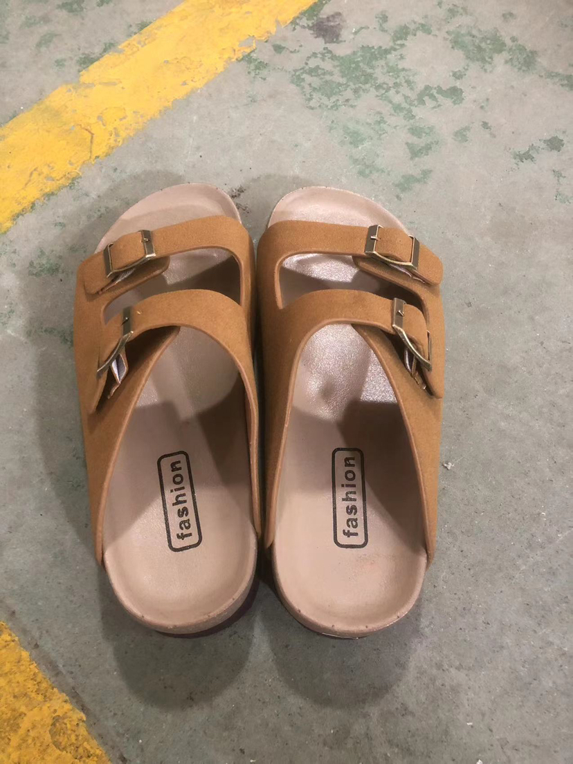 RTS: Buckle and Suede Sandal