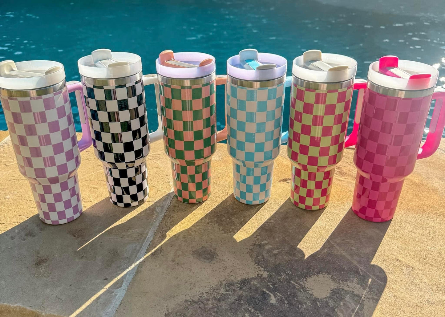 Checkered Tumblers