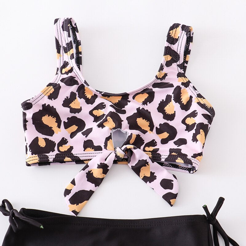 RTS: Mommy and Me Leopard 2-piece Swim