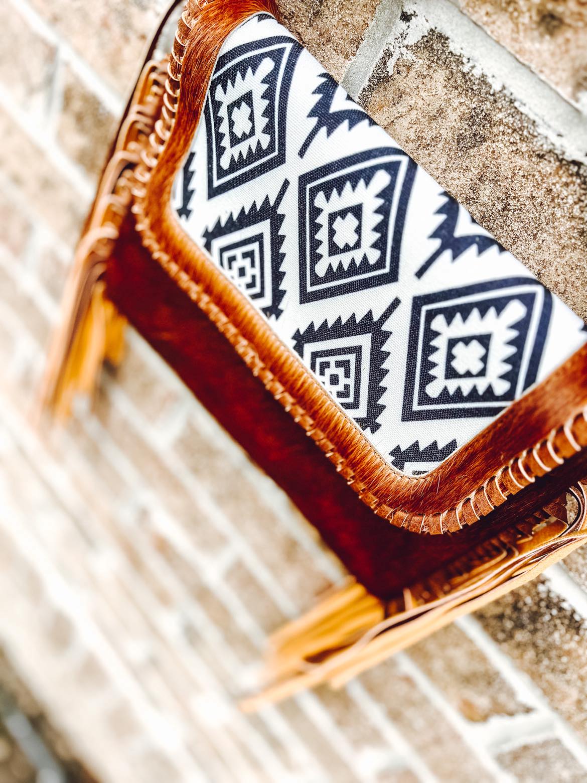 RTS: Genuine Leather and Cowhide Purse