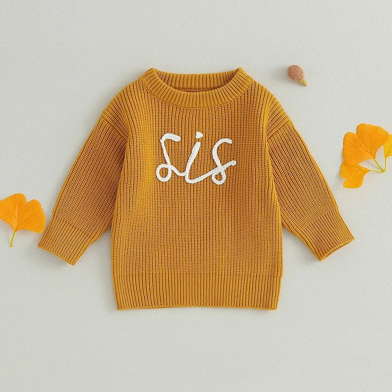 RTS: Sis Knitted Onesie or Sweater-