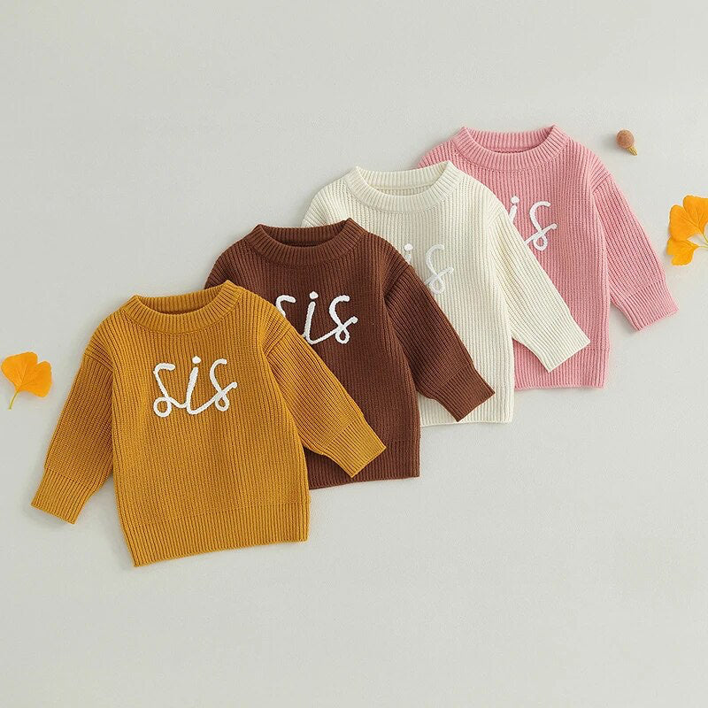 RTS: Sis Knitted Onesie or Sweater-