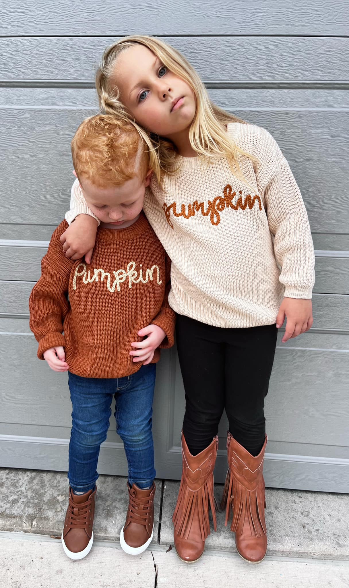 RTS: Pumpkin kids sweater