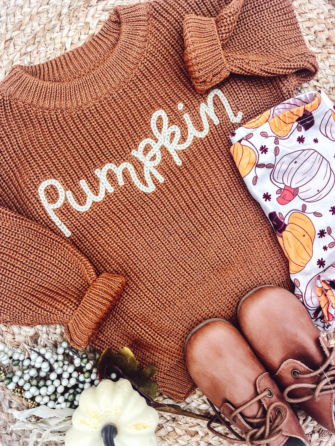 RTS: Pumpkin kids sweater