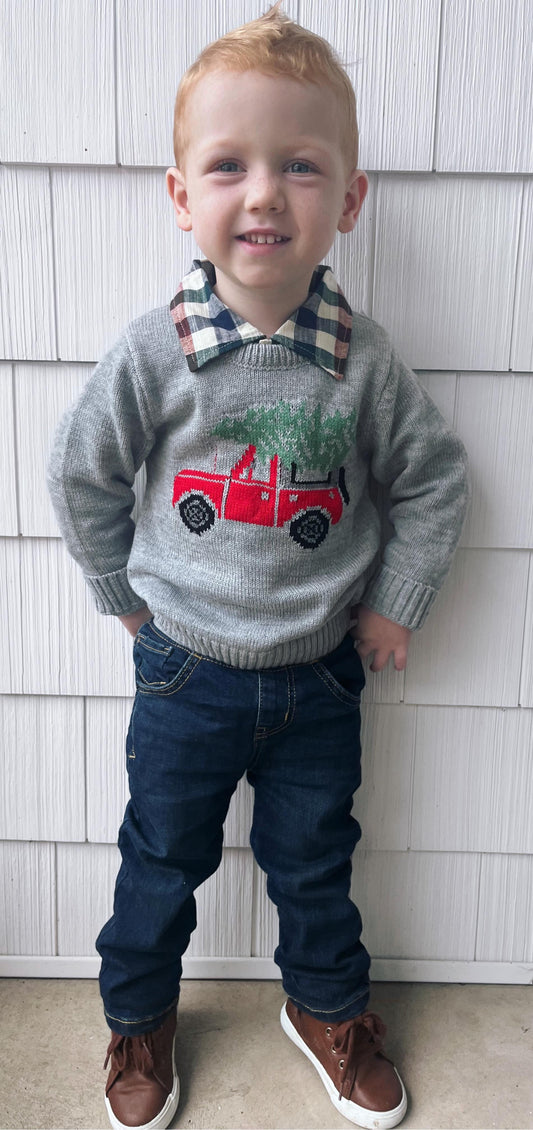 RTS: Bringing home the Christmas tree sweater