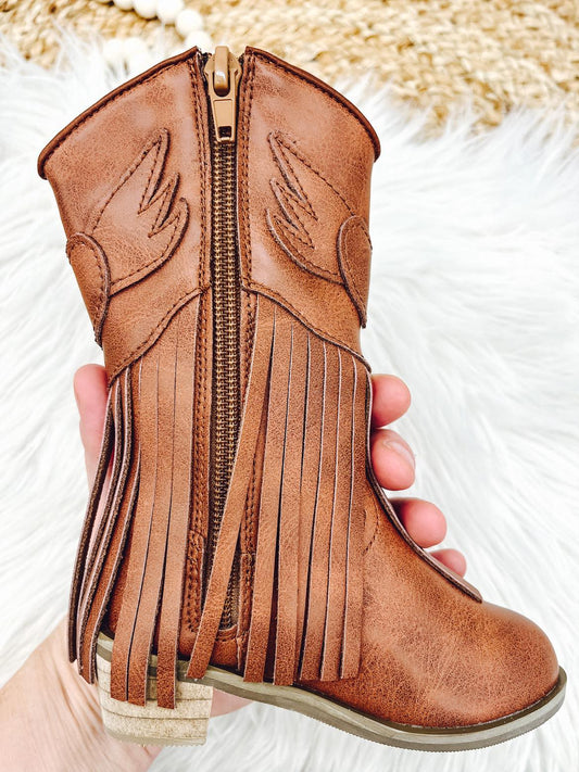 rts: The Mika Fringe Cowgirl Boots-