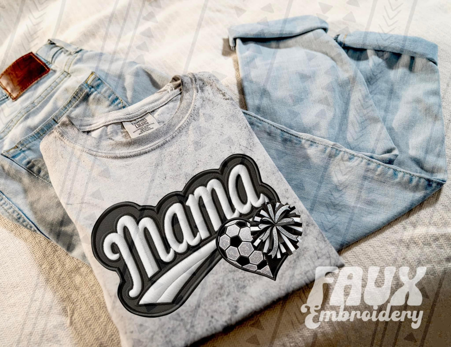 FAUX Varsity Mama