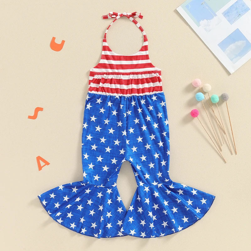 RTS: Stars and Stripe Halter Jumper