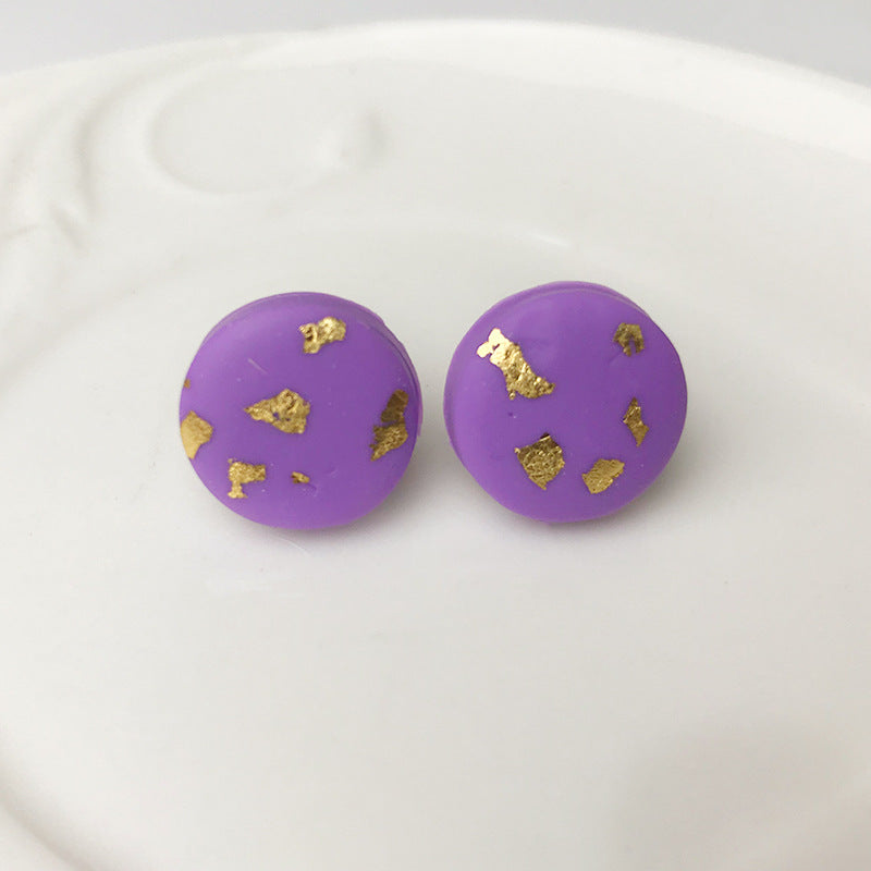 *RTS*  Gold Fleck Clay Studs