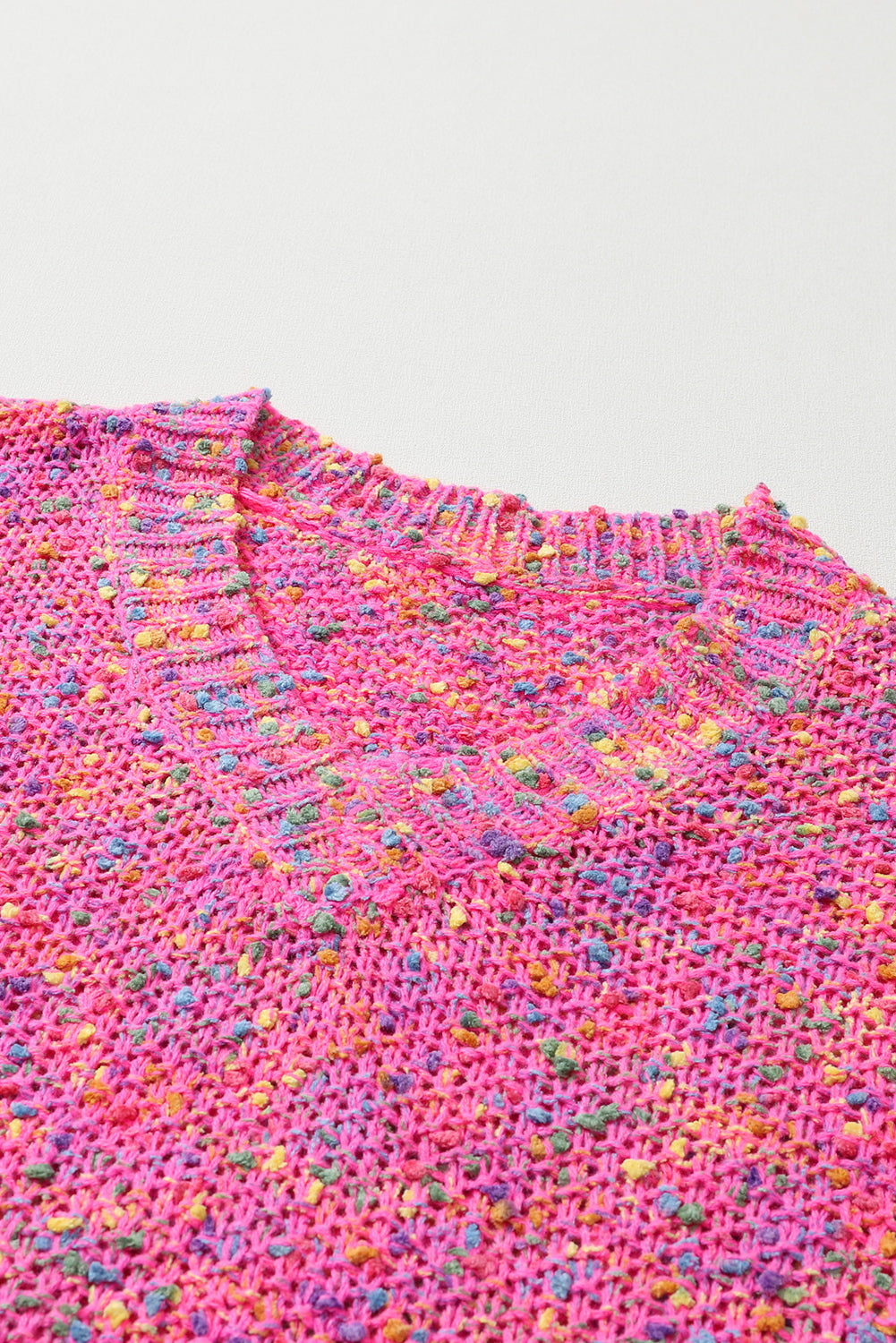 RTS: Pink Confetti Sweater-