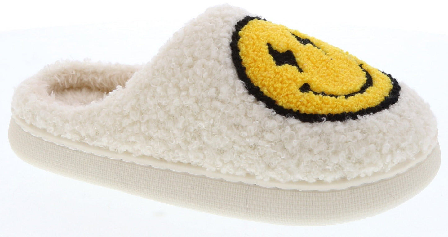 Derby Smiley Face Slippers - KIDS