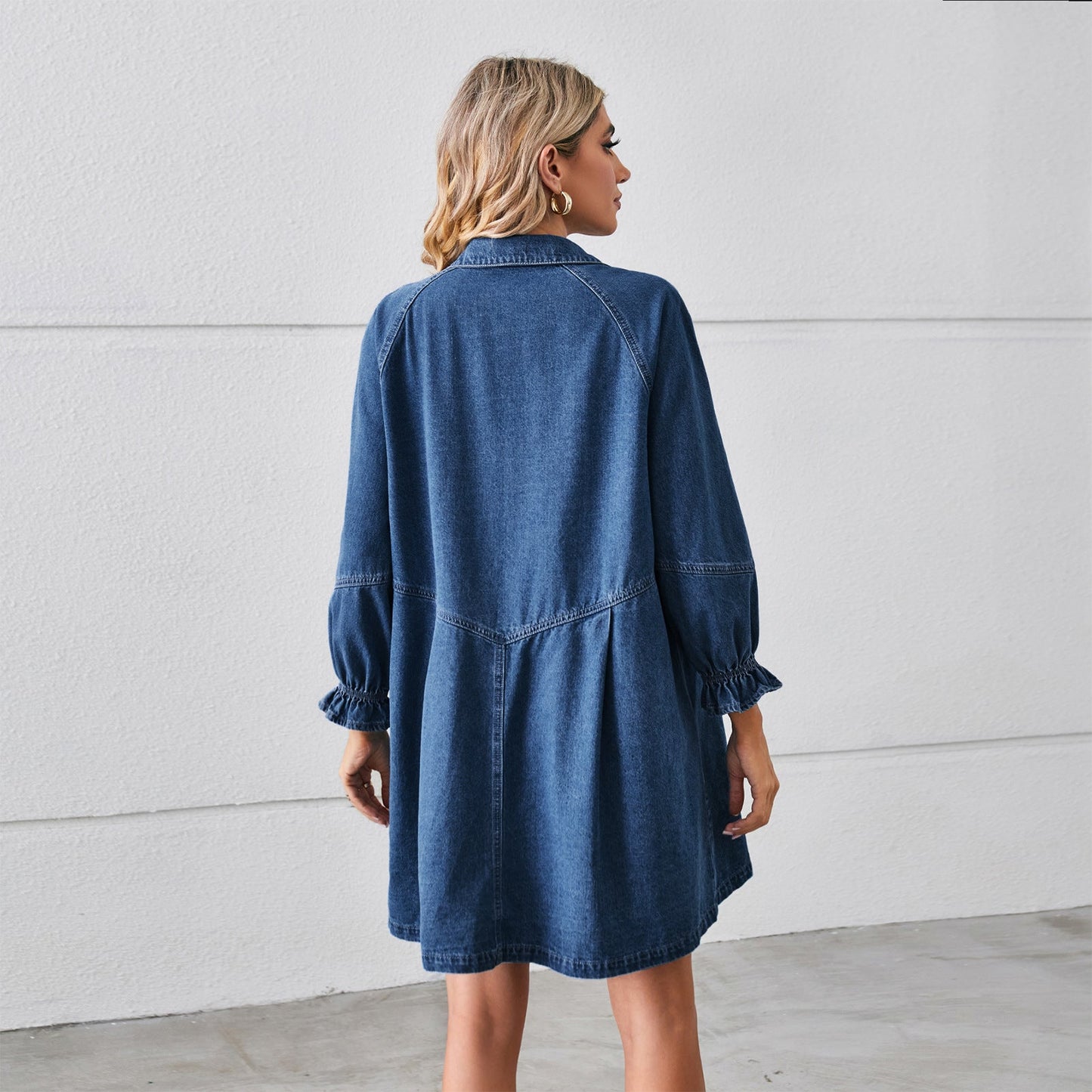 RTS: The Lindie Button Down Denim Dress