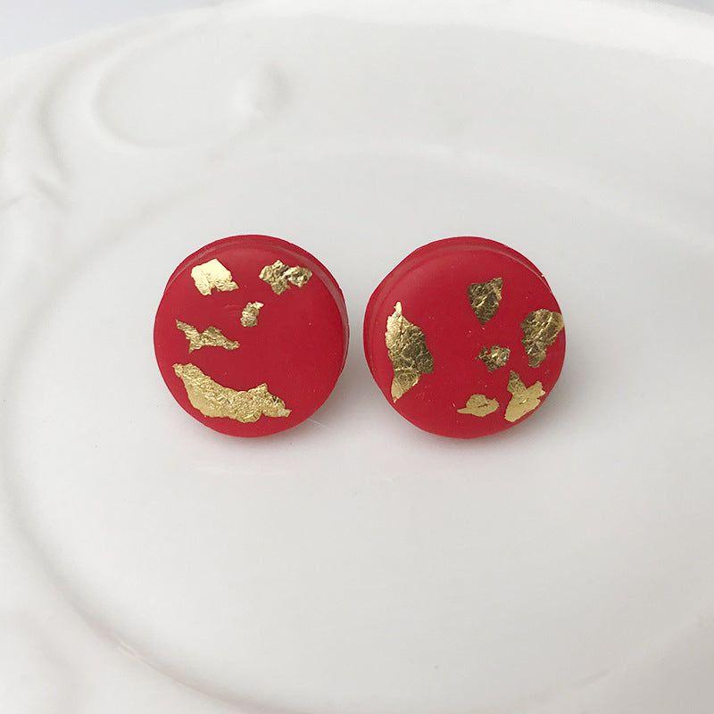 *RTS*  Gold Fleck Clay Studs