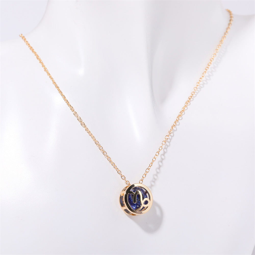 Preorder: Gemstone Zodiac Pendant Necklace