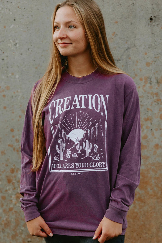 Creation Western - Berry Long sleeve