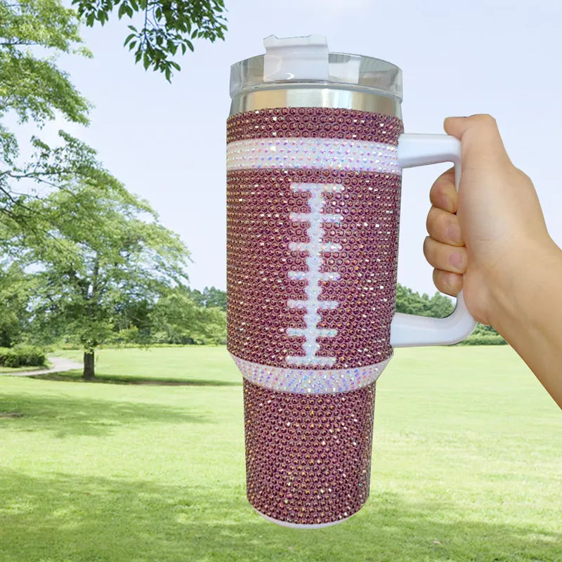 Sports Rhinestone Tumblers