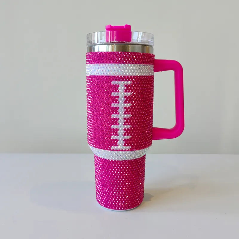 Sports Rhinestone Tumblers