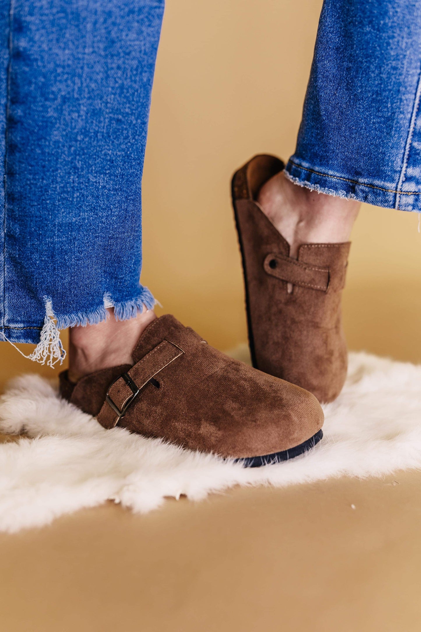 Brianna Suede Clog