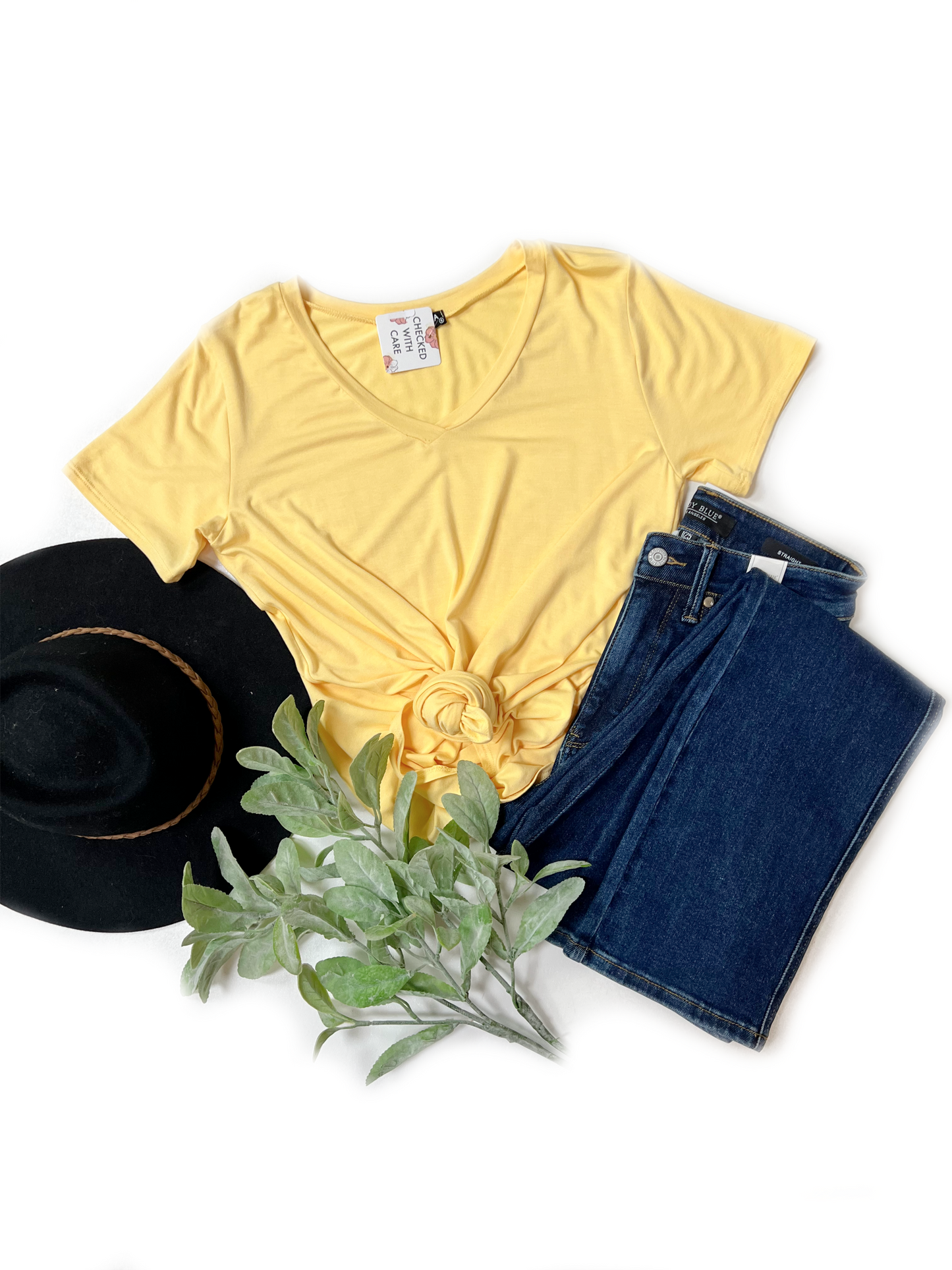 Spring Staple Short Sleeve - Banana