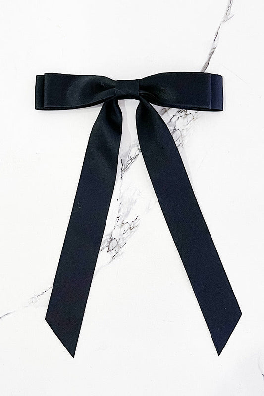 Kids Black Hair Bow