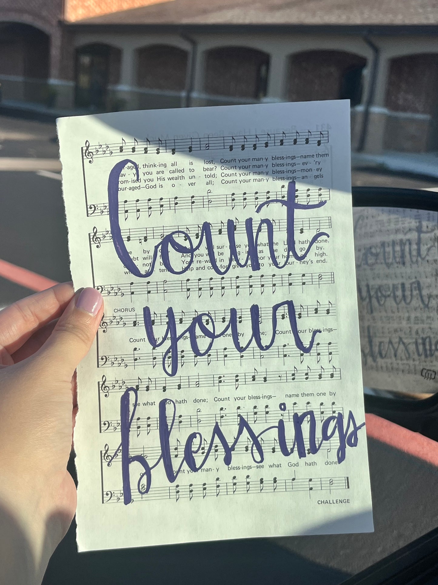 Handwritten Hymn Pages