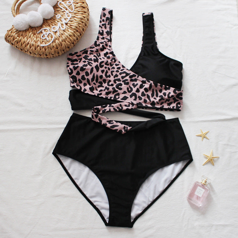 rts: The Leena Leopard Two Piece Swim-