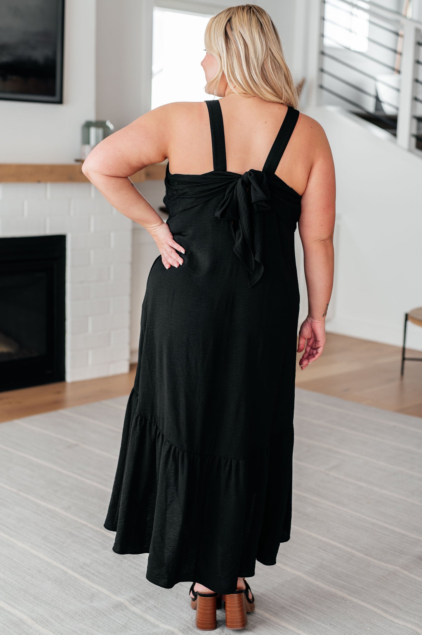 Nightlife Tie Back Maxi Dress