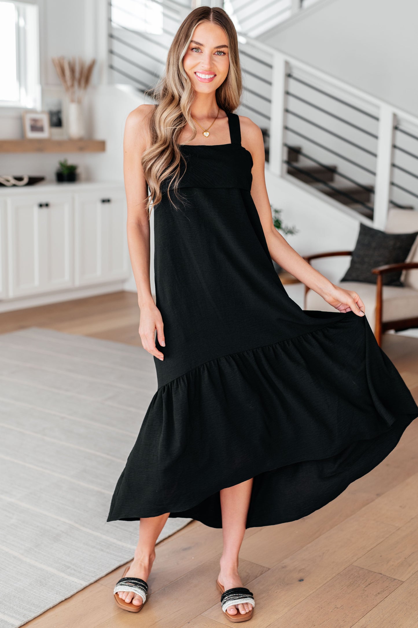 Nightlife Tie Back Maxi Dress