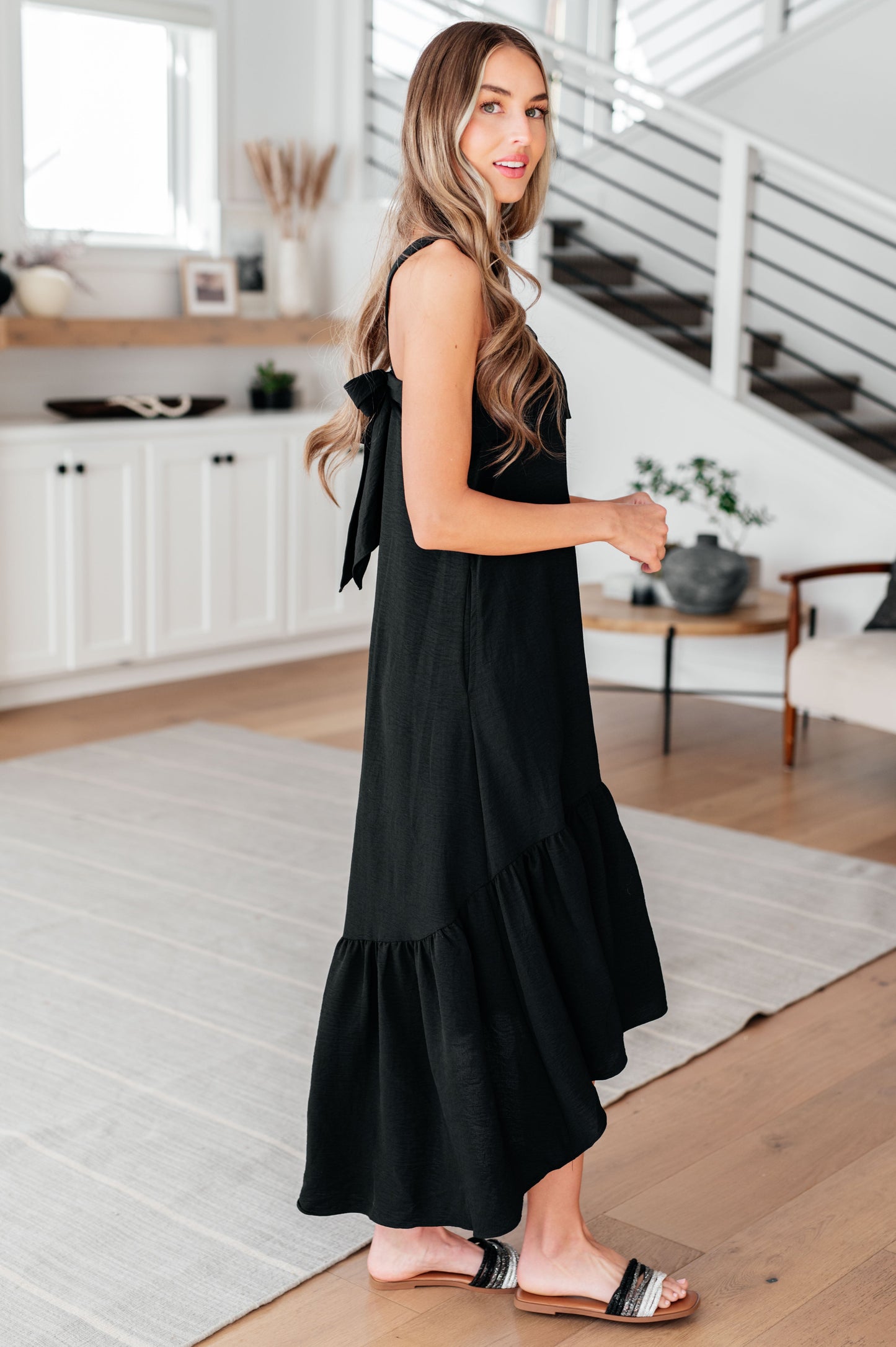 Nightlife Tie Back Maxi Dress