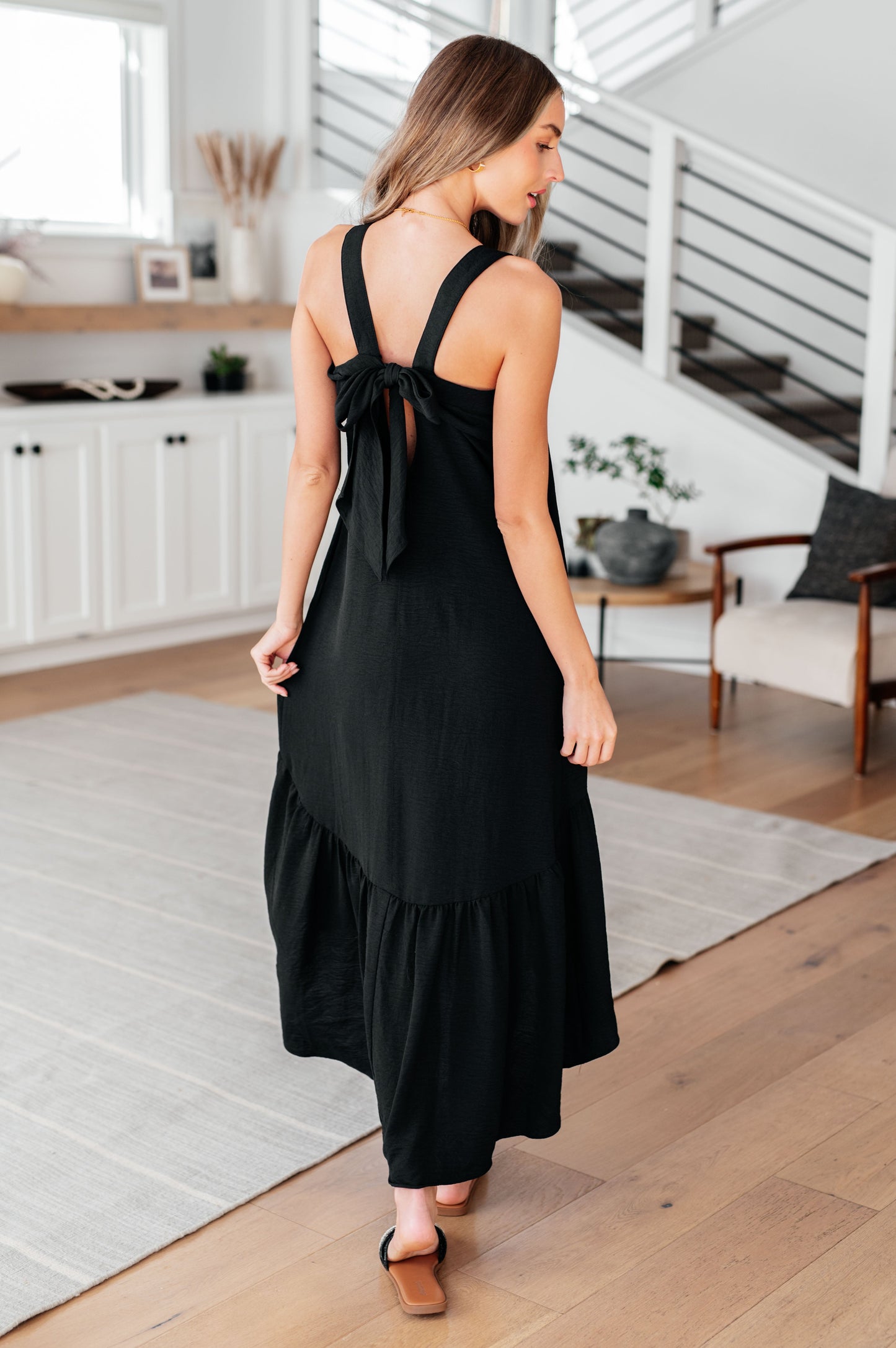 Nightlife Tie Back Maxi Dress