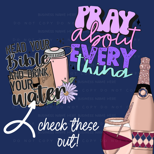 Faith themed mini stickers