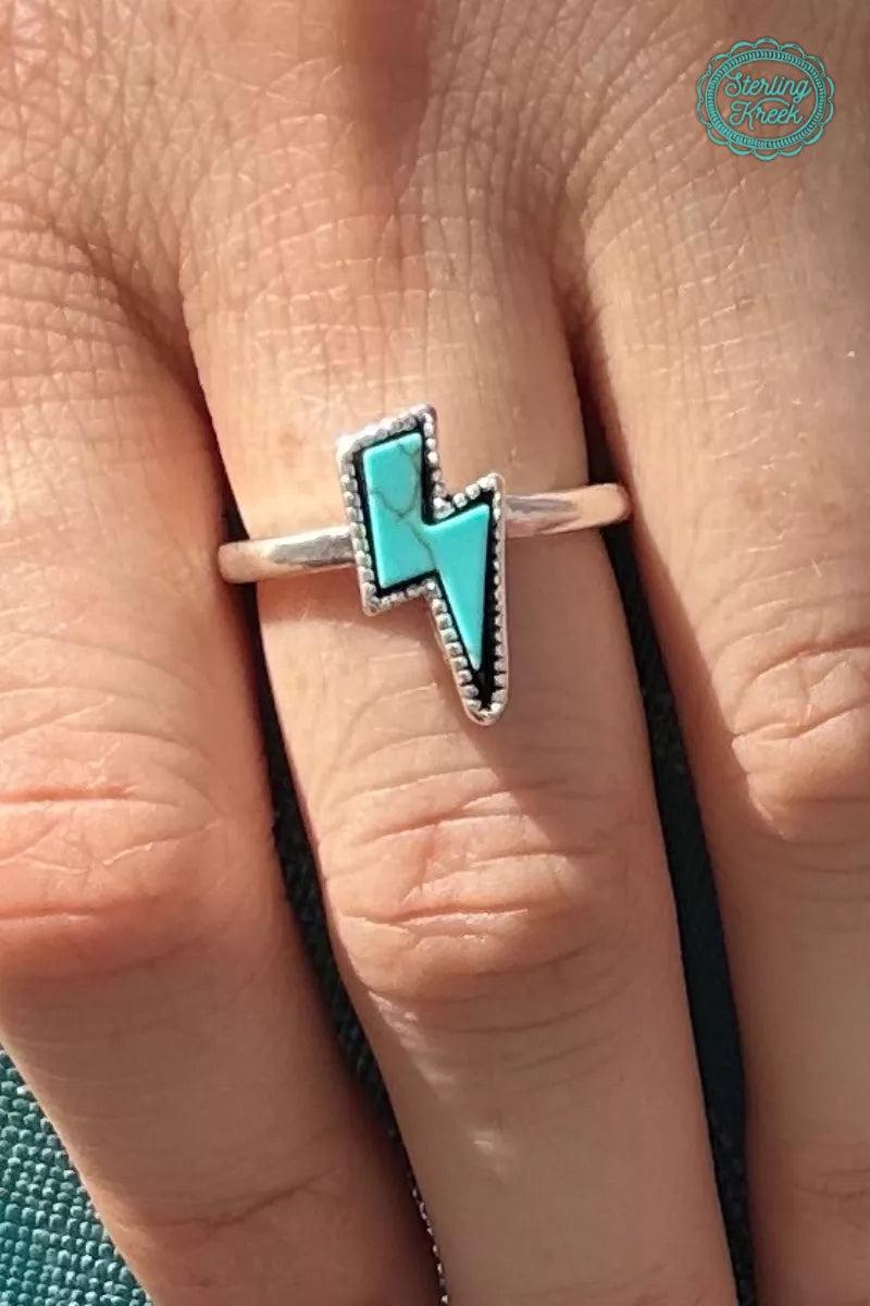 Strike of Turquoise ring