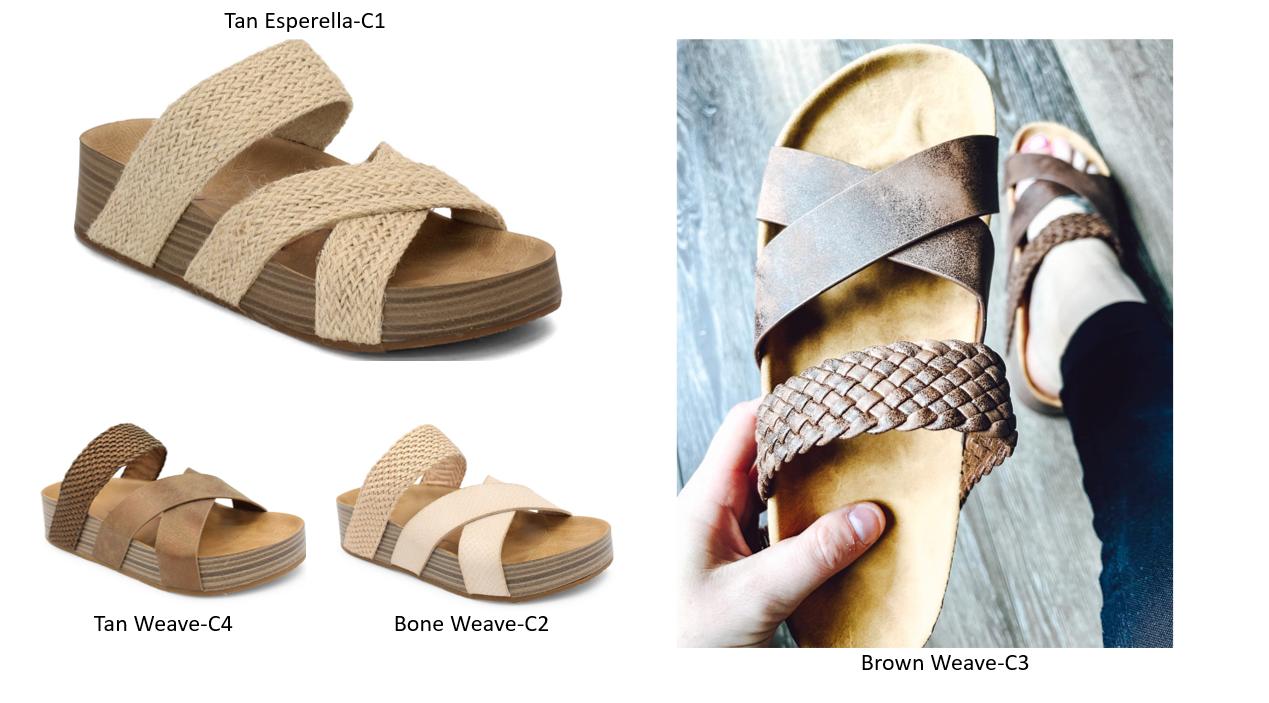 RTS: The Cross Over Slip on Sandal-