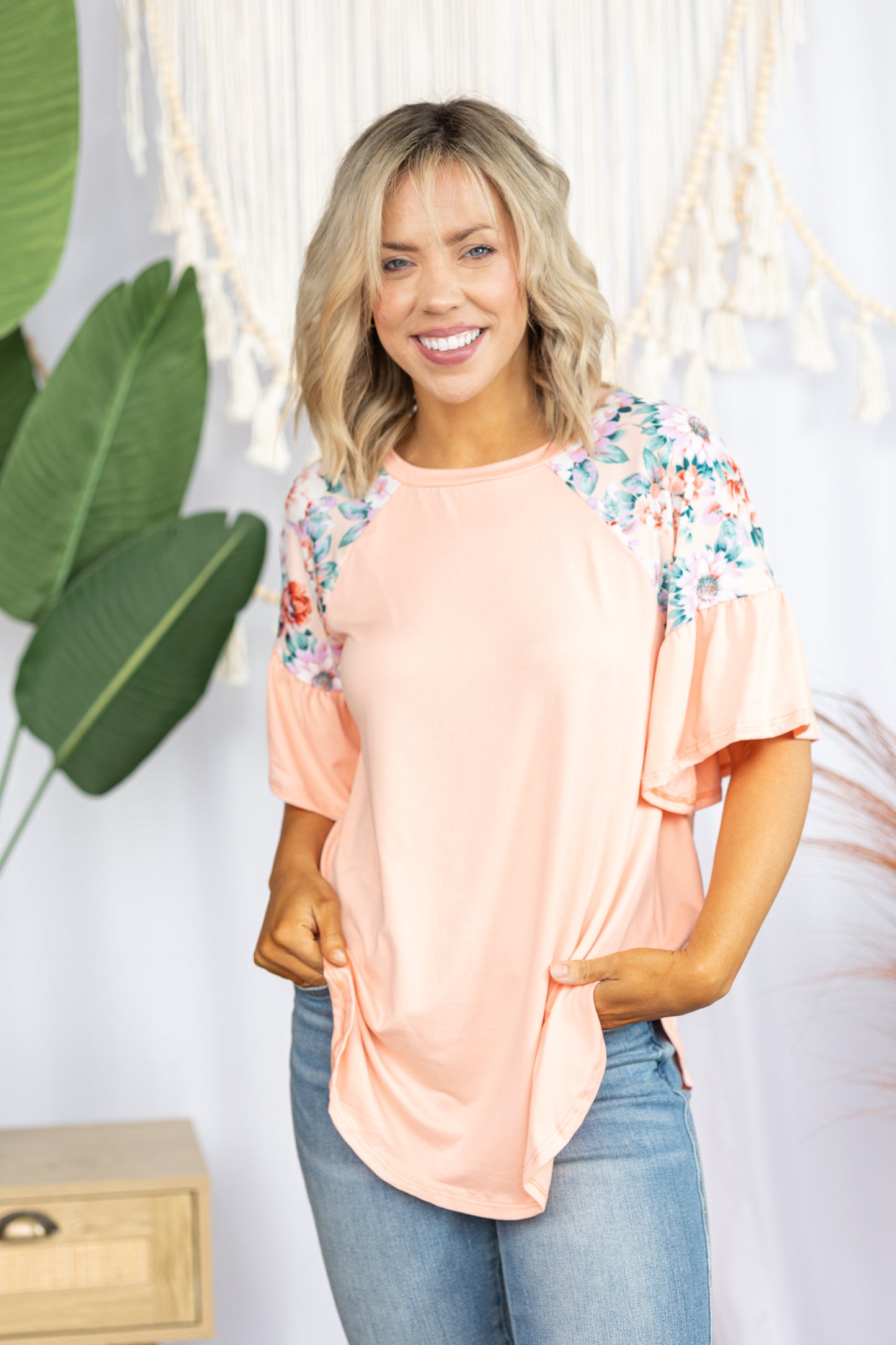 Such a Peach - Bell Sleeve