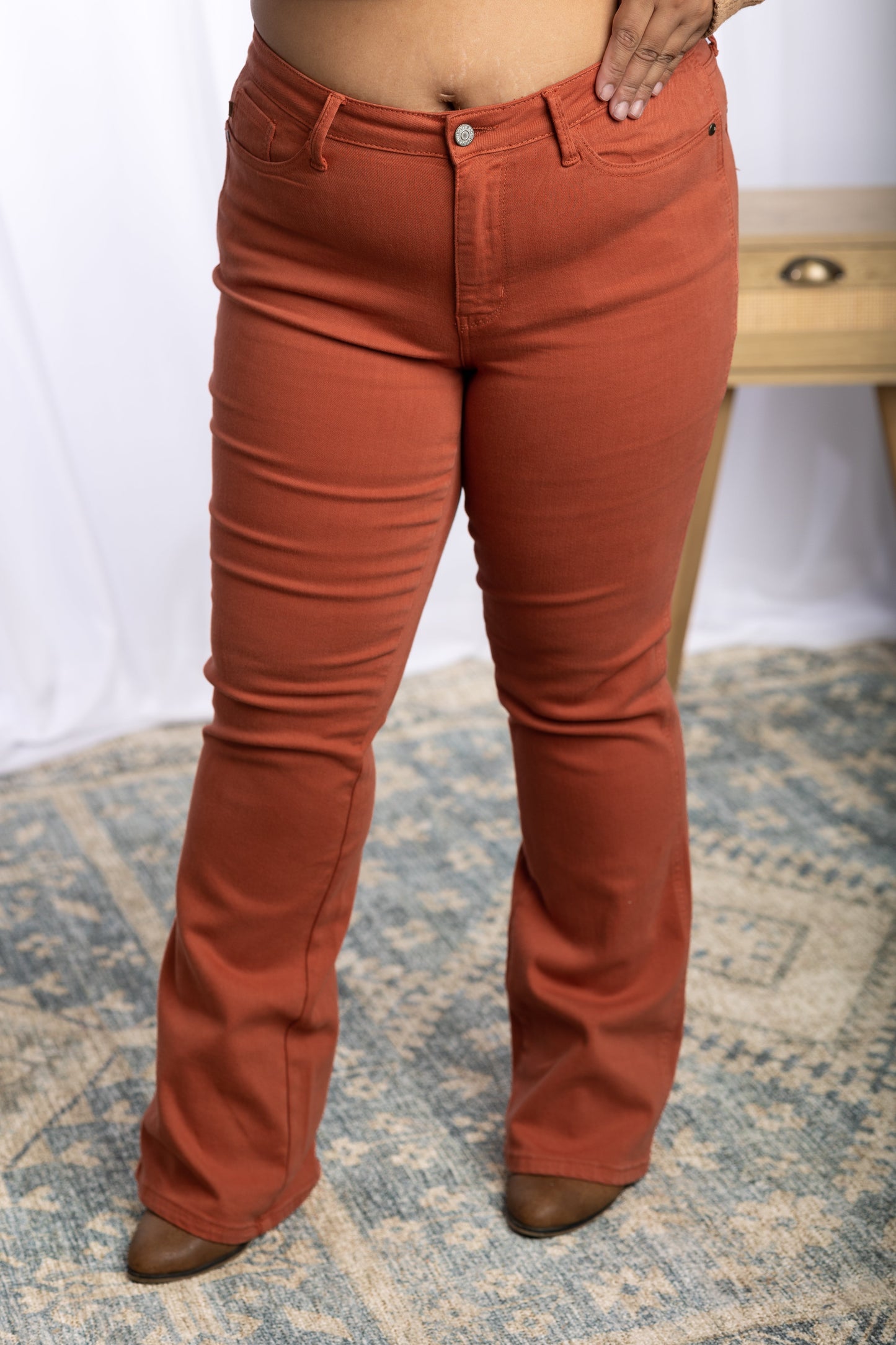 Terracotta Judy Blue Boot Cuts