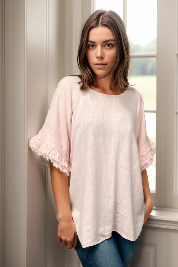 Total Doll - Blush Ruffle Sleeve