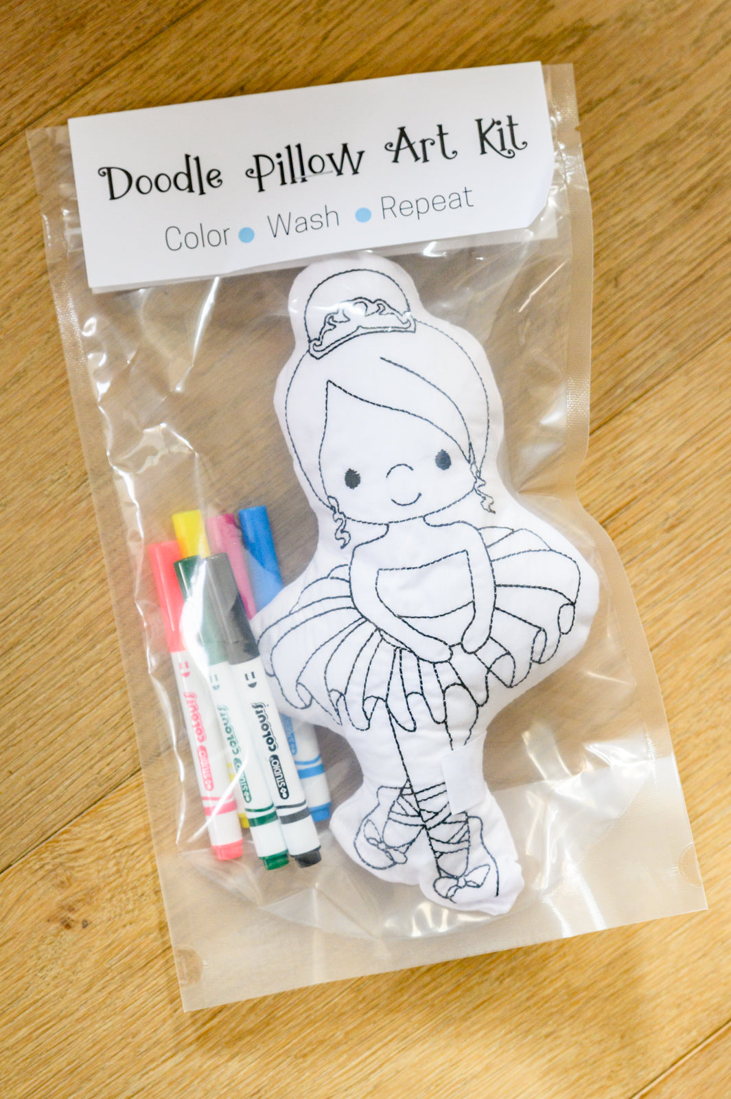 Ballerina Doodle Coloring Activity Doll - OS - Womens