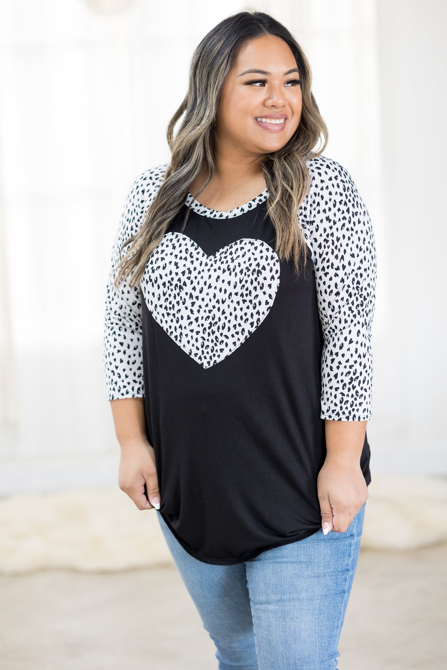 Spots of Love Raglan