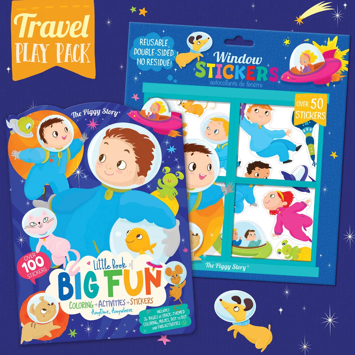 Travel Play Pack Stocking Stuffer | Space Adventure