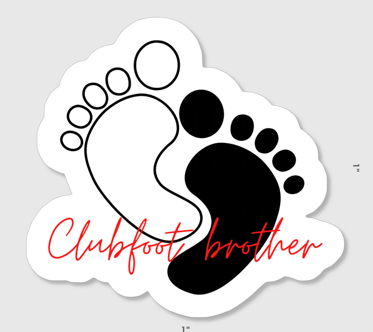 Clubfoot Mini Stickers - Brother (PREORDER)