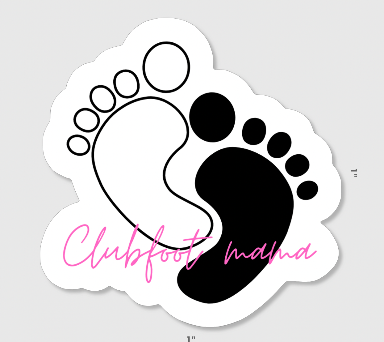 Clubfoot Mini Stickers - Mama